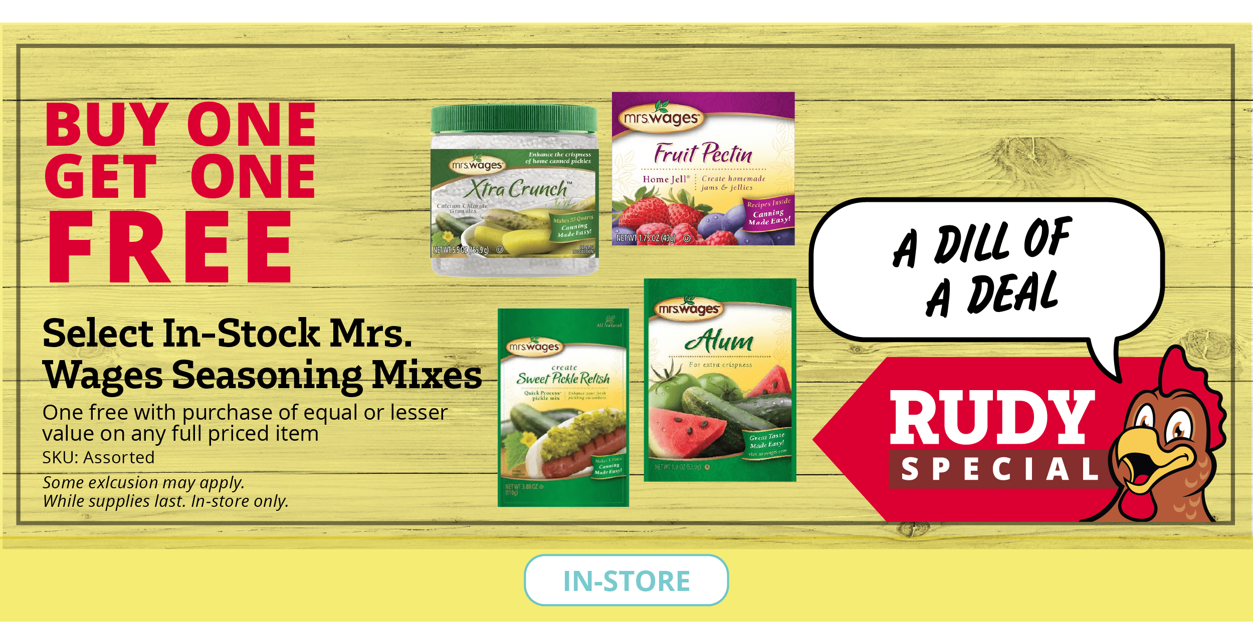 mrs. wages seasoning mixes
