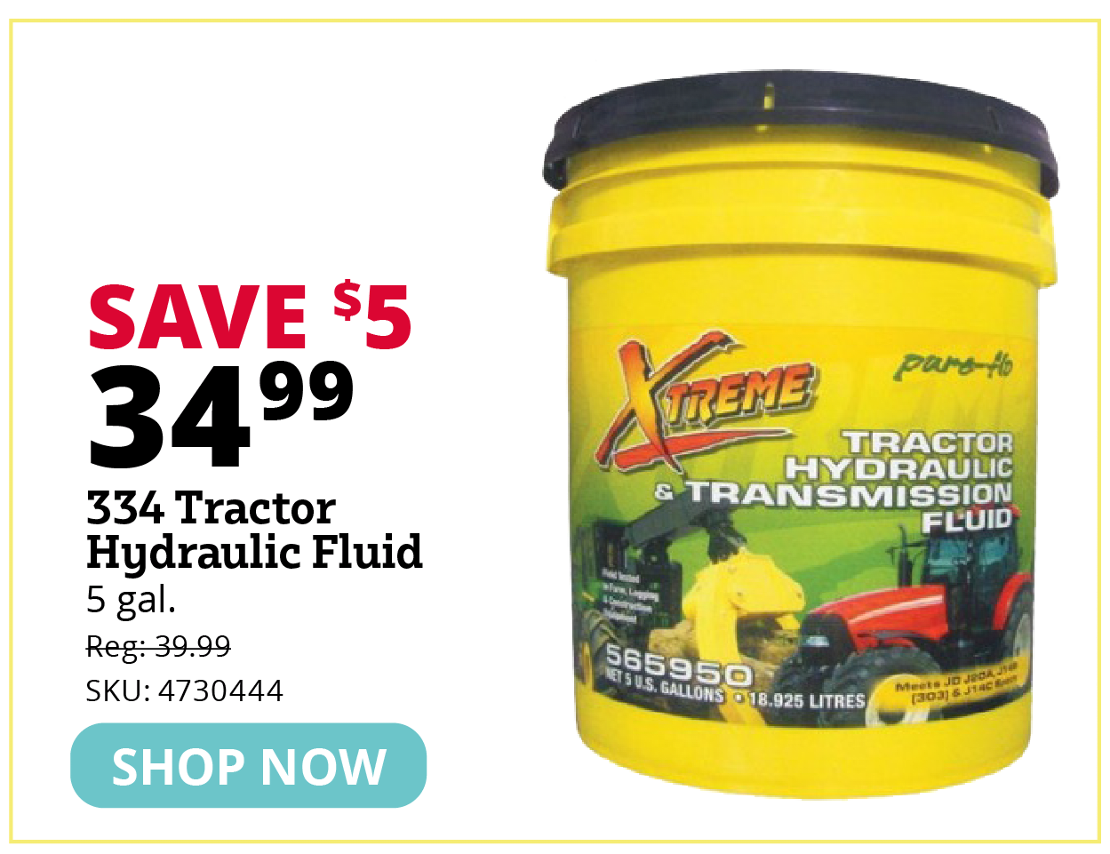 Tractor Hydraulic Fluid