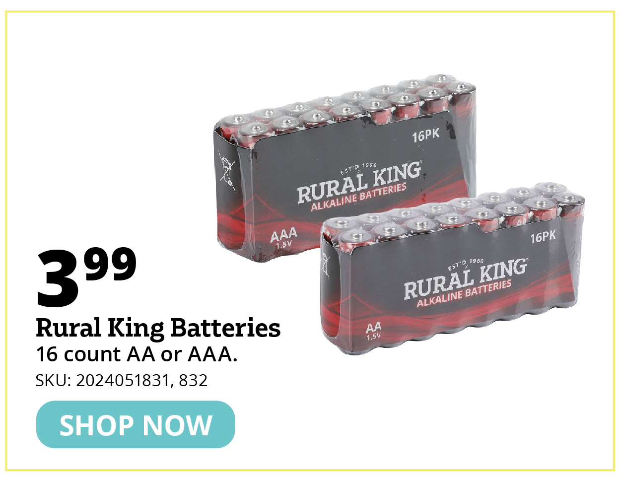 Rural King Batteries