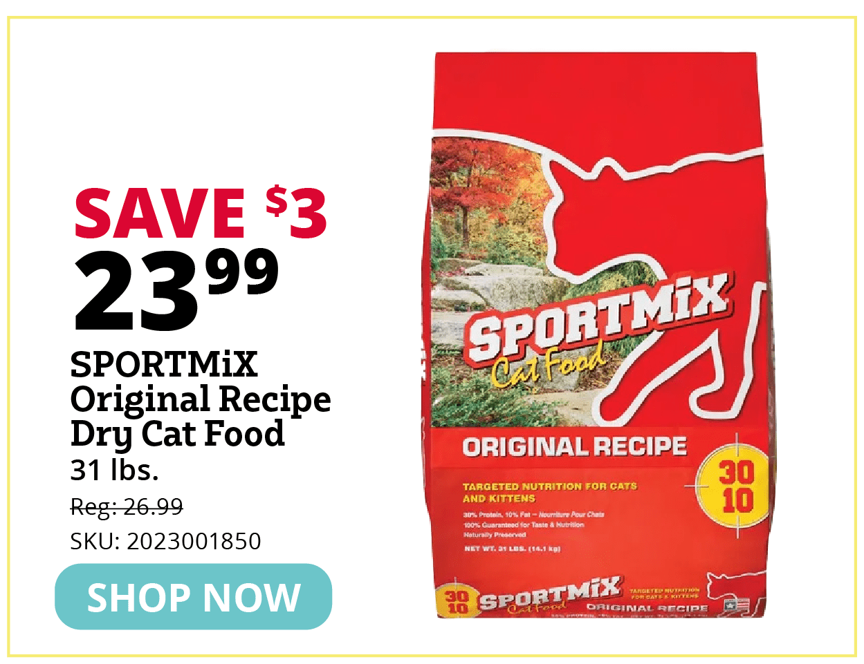 SPORTMiX Original Recipe Dry Cat Food