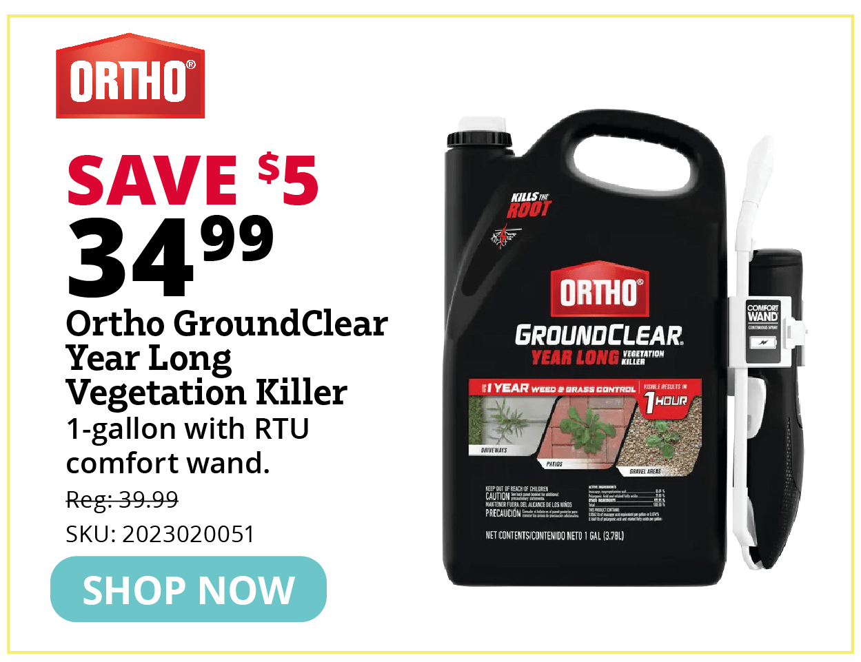 Ortho GroundClear Year Long Vegetation Killer