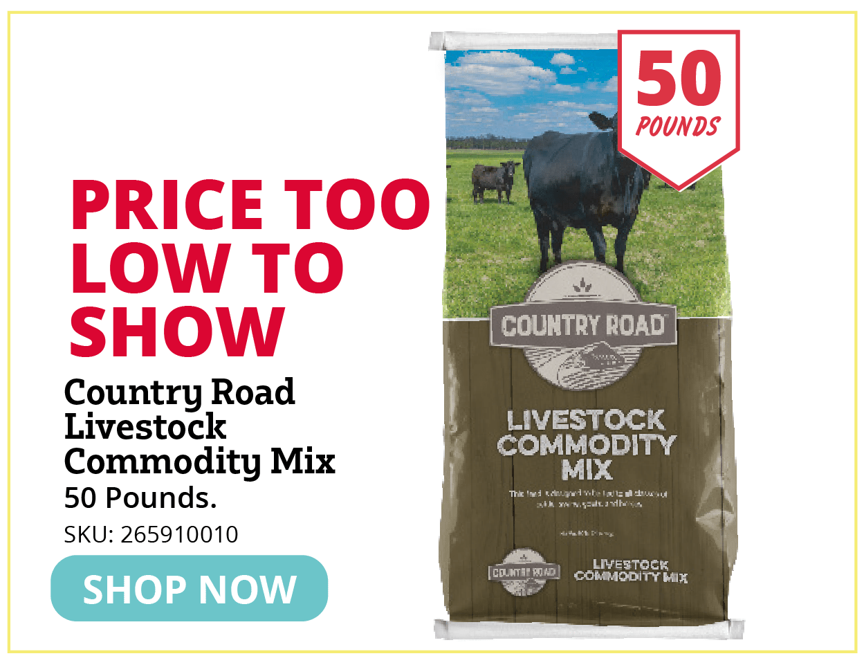 Country Road Livestock Commodity Mix