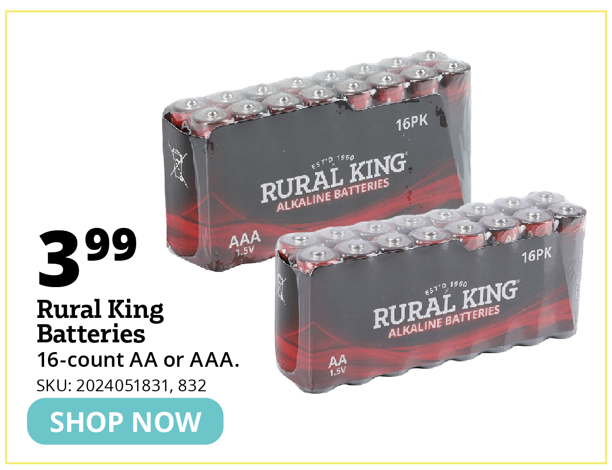 Rural King Batteries