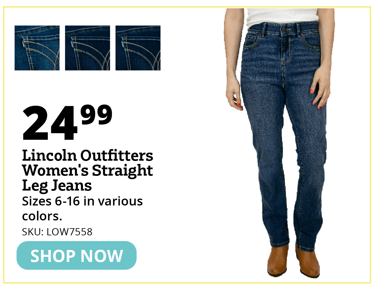 Women's Straight Leg Jeans