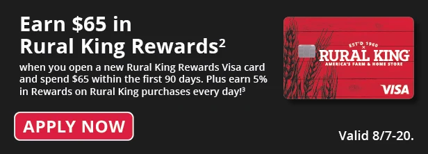Earn $65 in Rural King Rewards