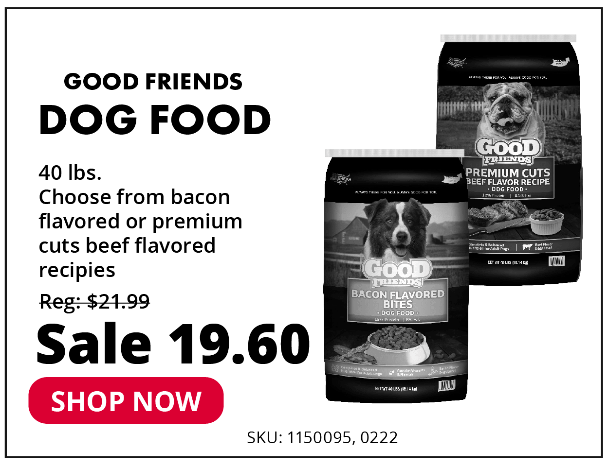 Good Friends Dog Food