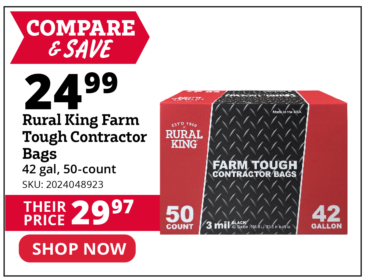 RK Farm Tough Contractor Bags