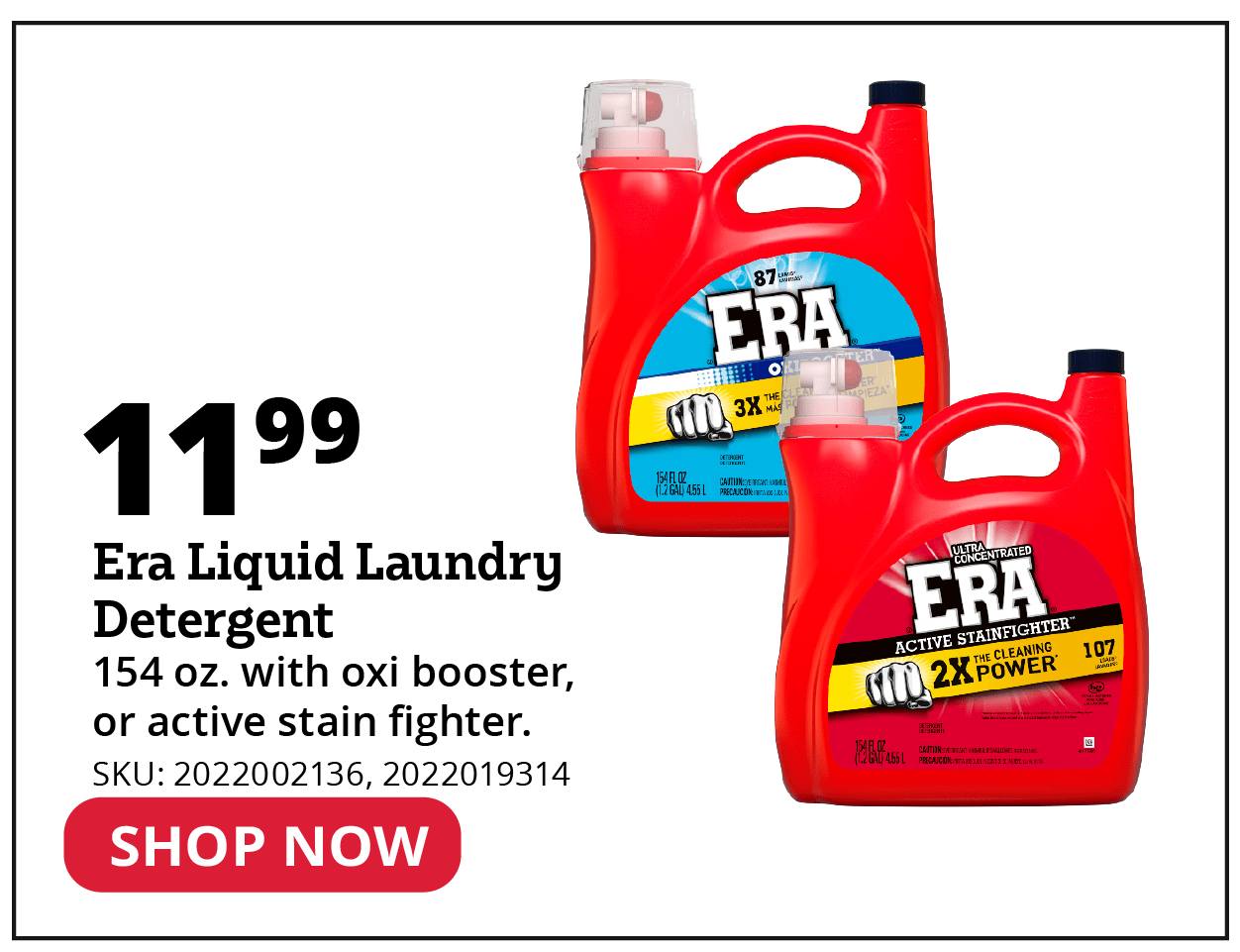 Era Liquid Laundry Detergent