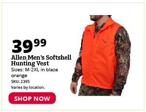 Allen Men's Softshell Hunting Vest
