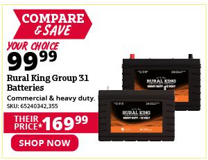 Rural King Group 31 Batteries