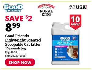 Good Friends Lighweight Scented Scoopable Cat Liter