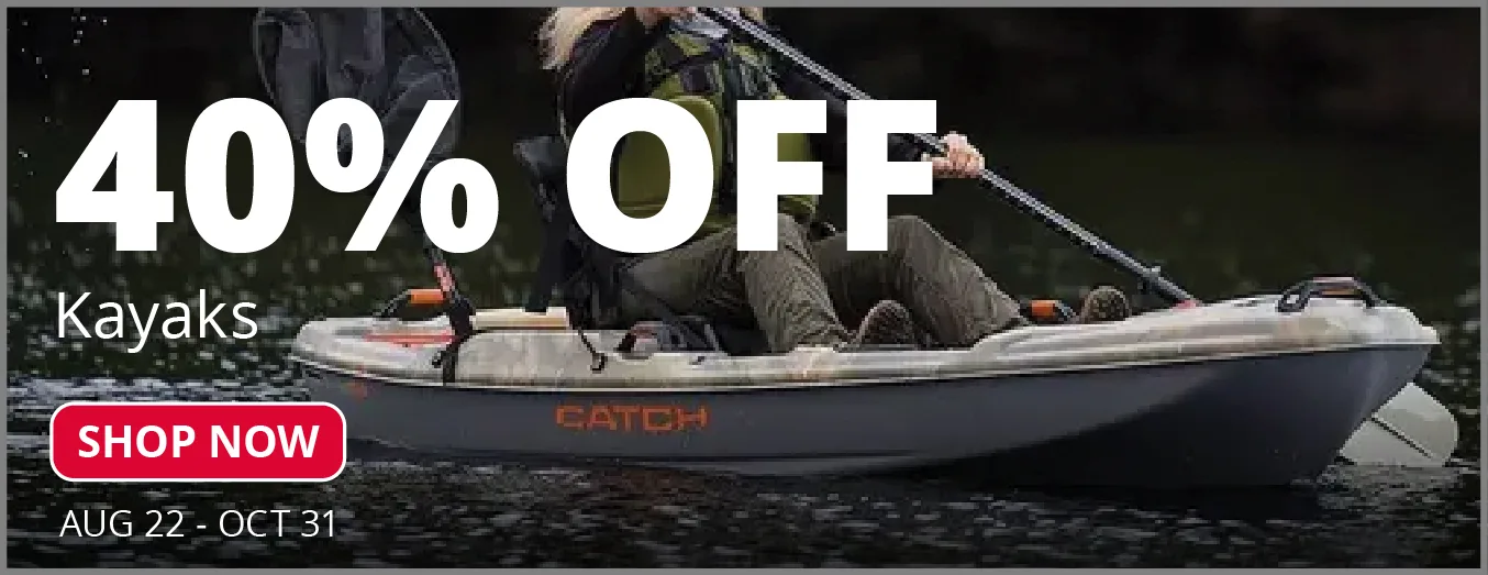 40% Off Kayaks