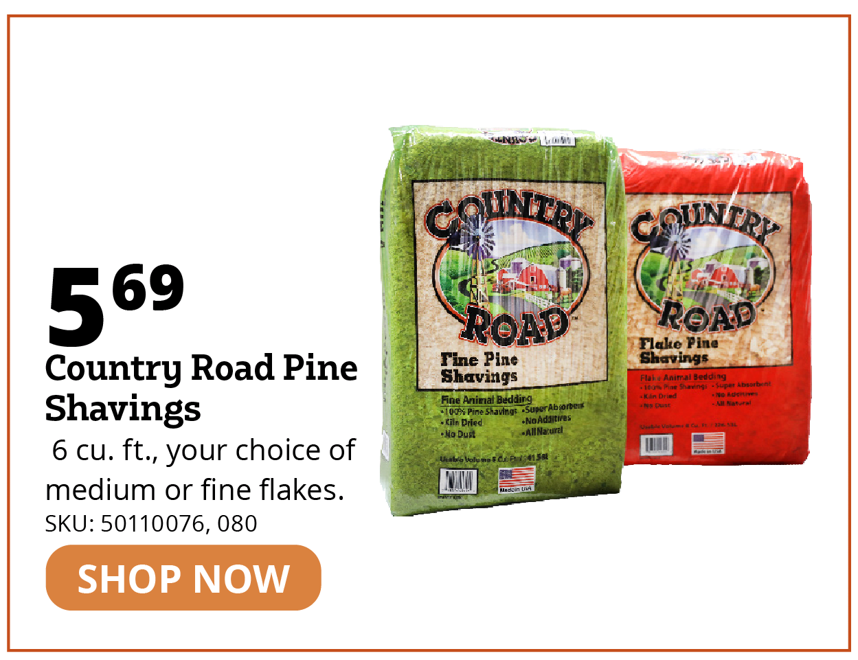Country Road Pine Shavings