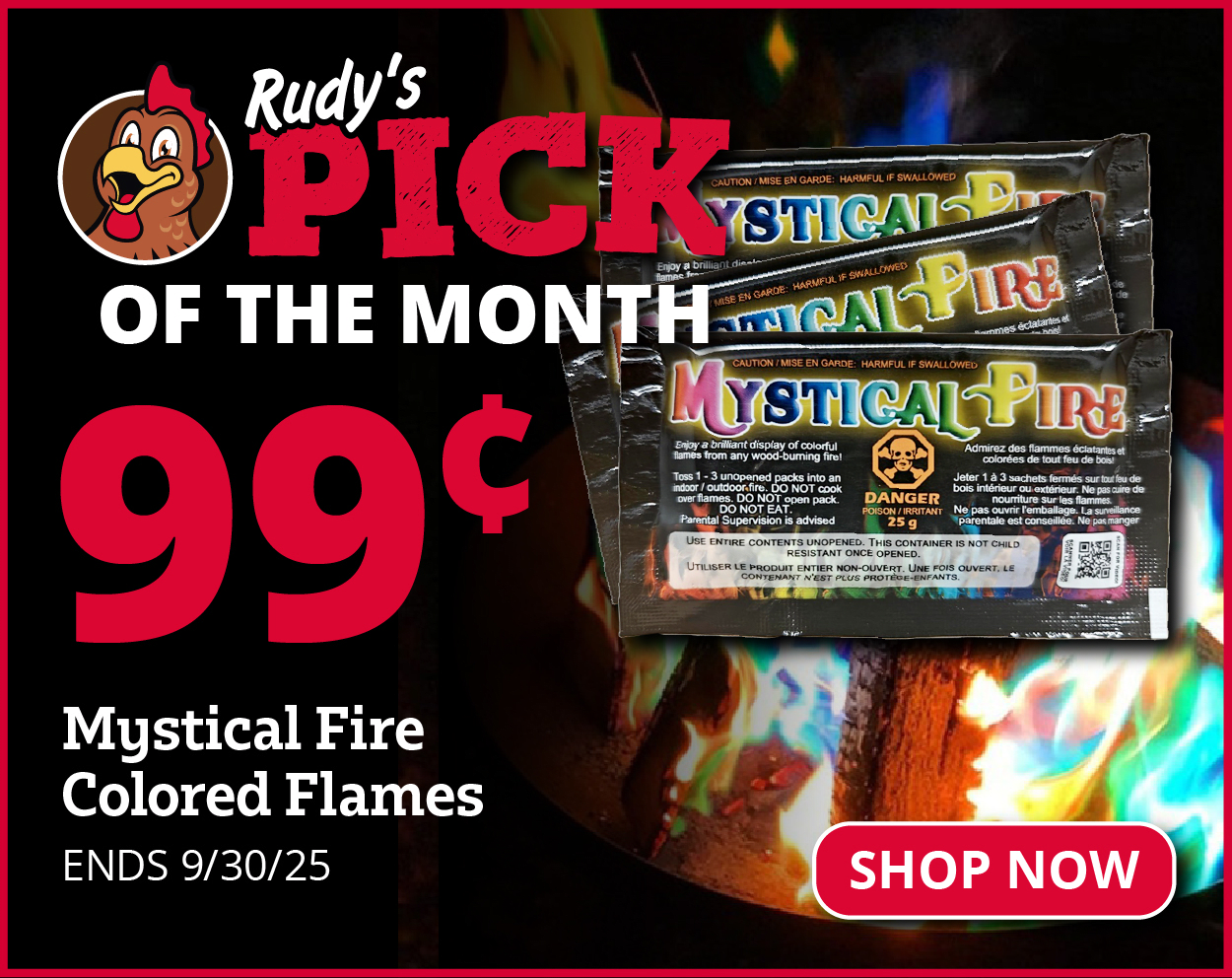 Pick of the Month: Mystical Fire Colored Flames