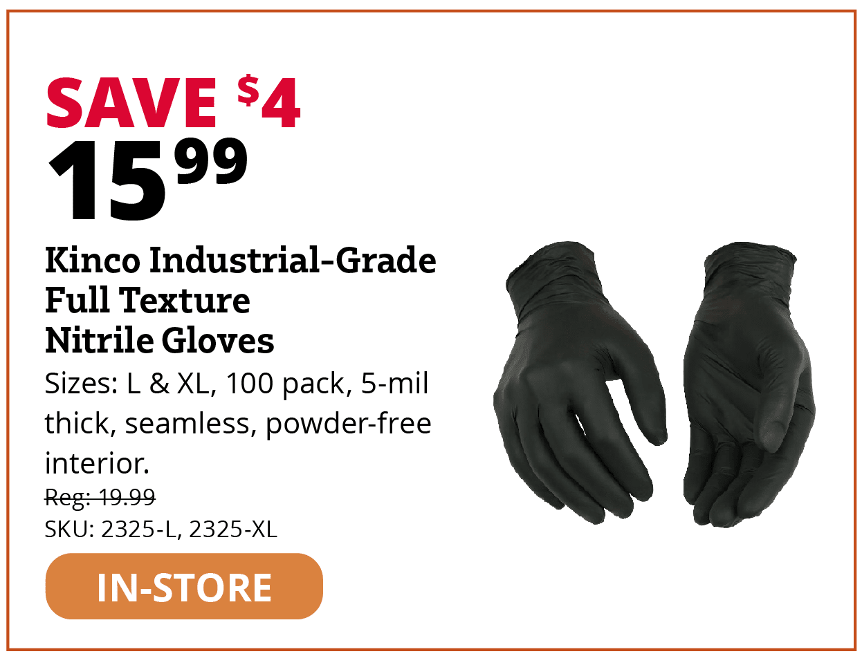Kinco Industrial-Grade Full Texture Nitrile Gloves