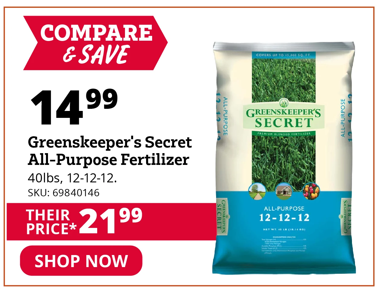 Greenskeeper's Secret All-Purpose Fertilizer
