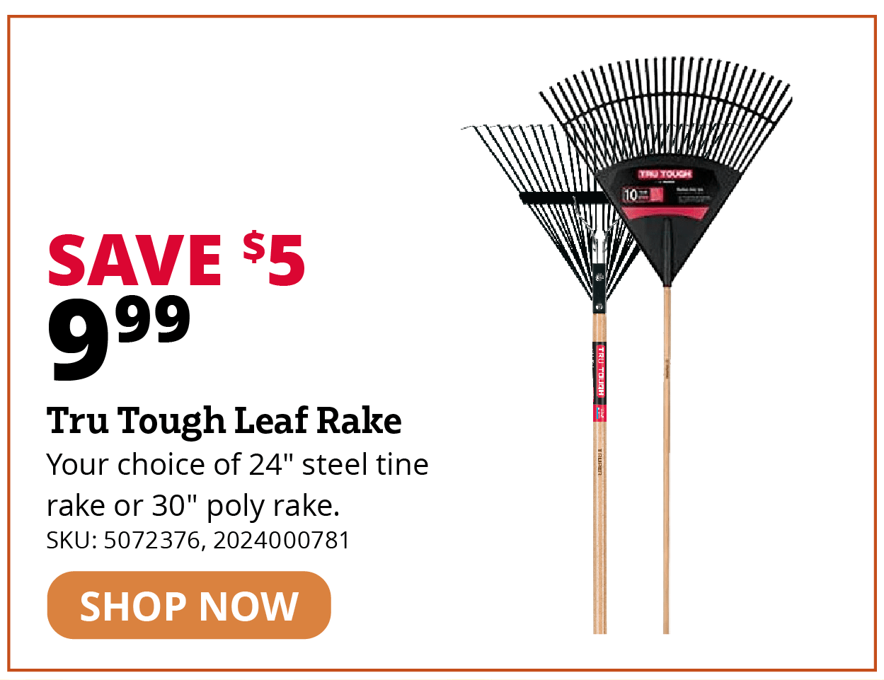 Tru Tough Leaf Rake
