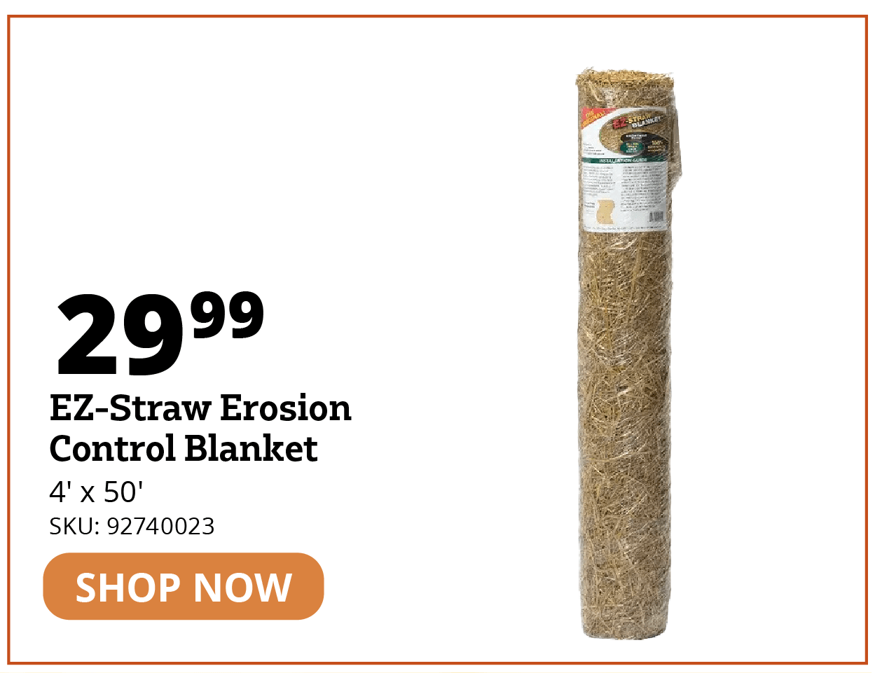 EZ-Straw Erosion Control Blanket