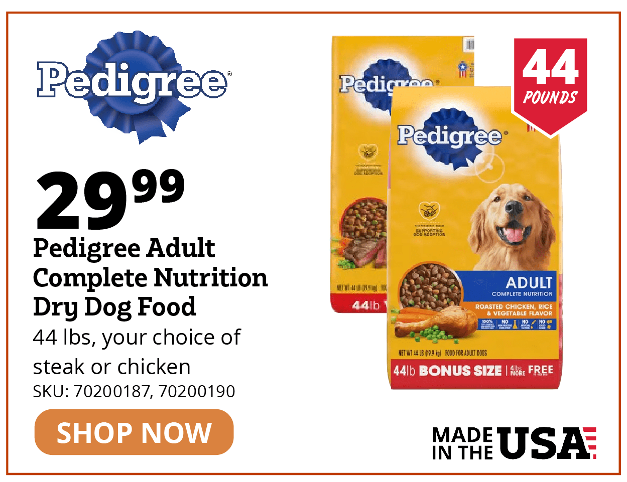 Pedigree Adult Complete Nutrition Dry Dog Food