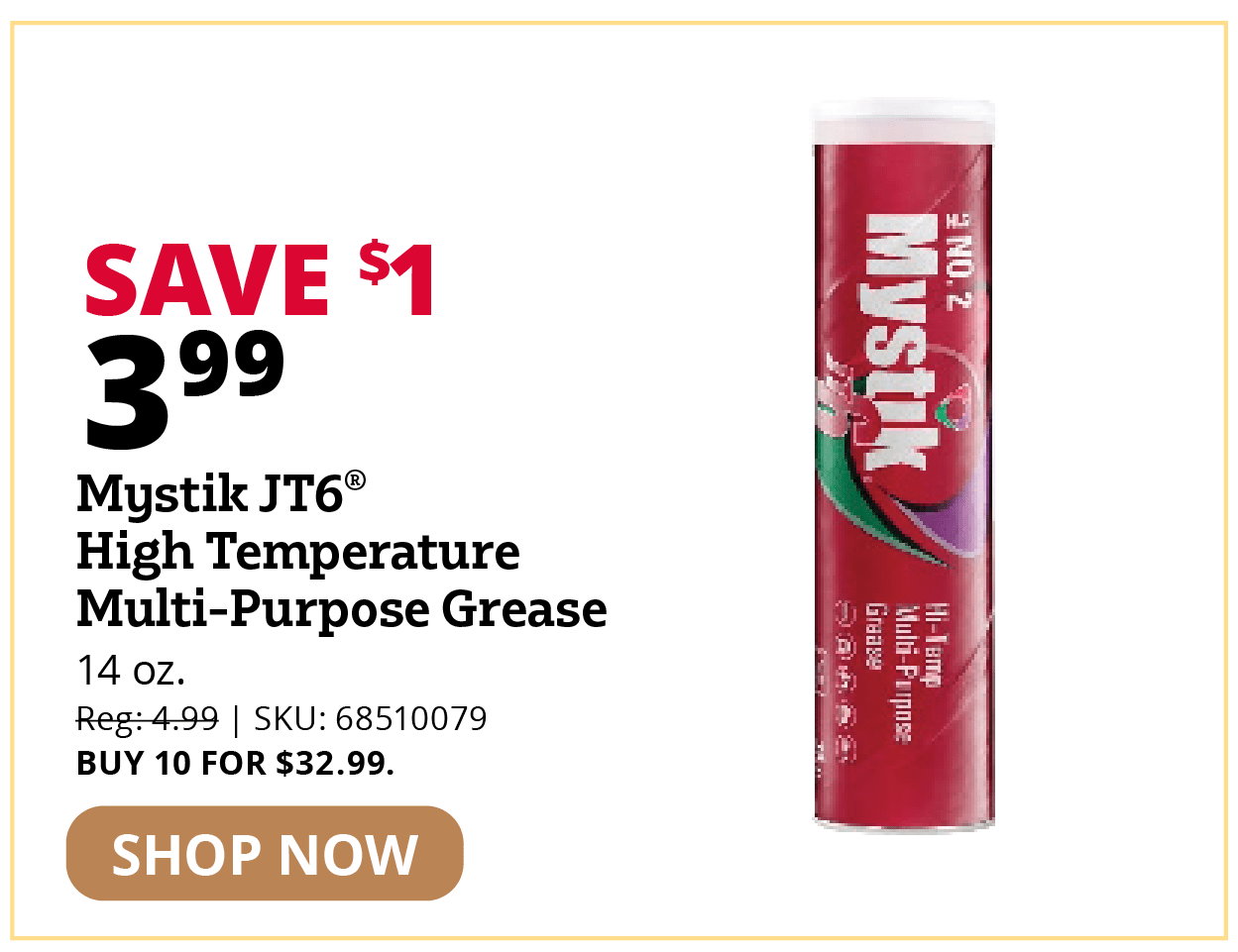 Mystik JT6® High Temperature Multi-Purpose Grease