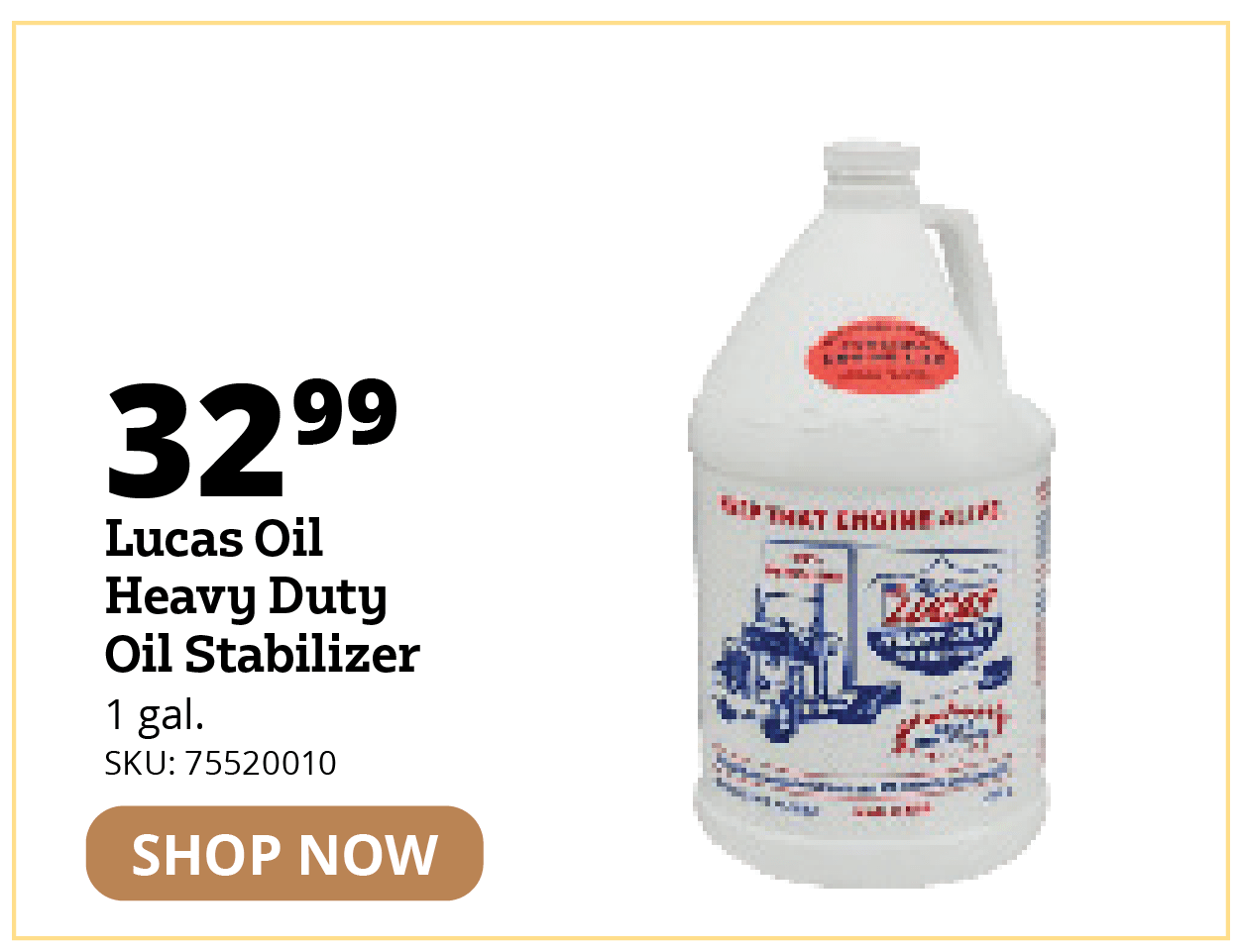 Lucas Oil Heavy Duty Oil Stabilizer