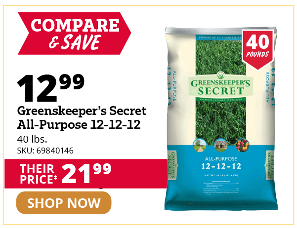 Greenskeeper's Secret All-Purpose  12-12-12