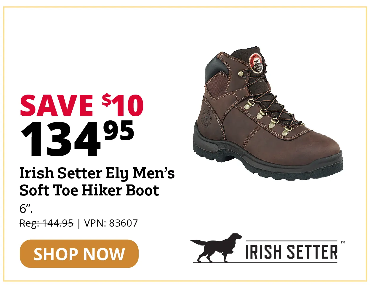 Irish Setter Ely Men's Soft Toe Hiker Boot