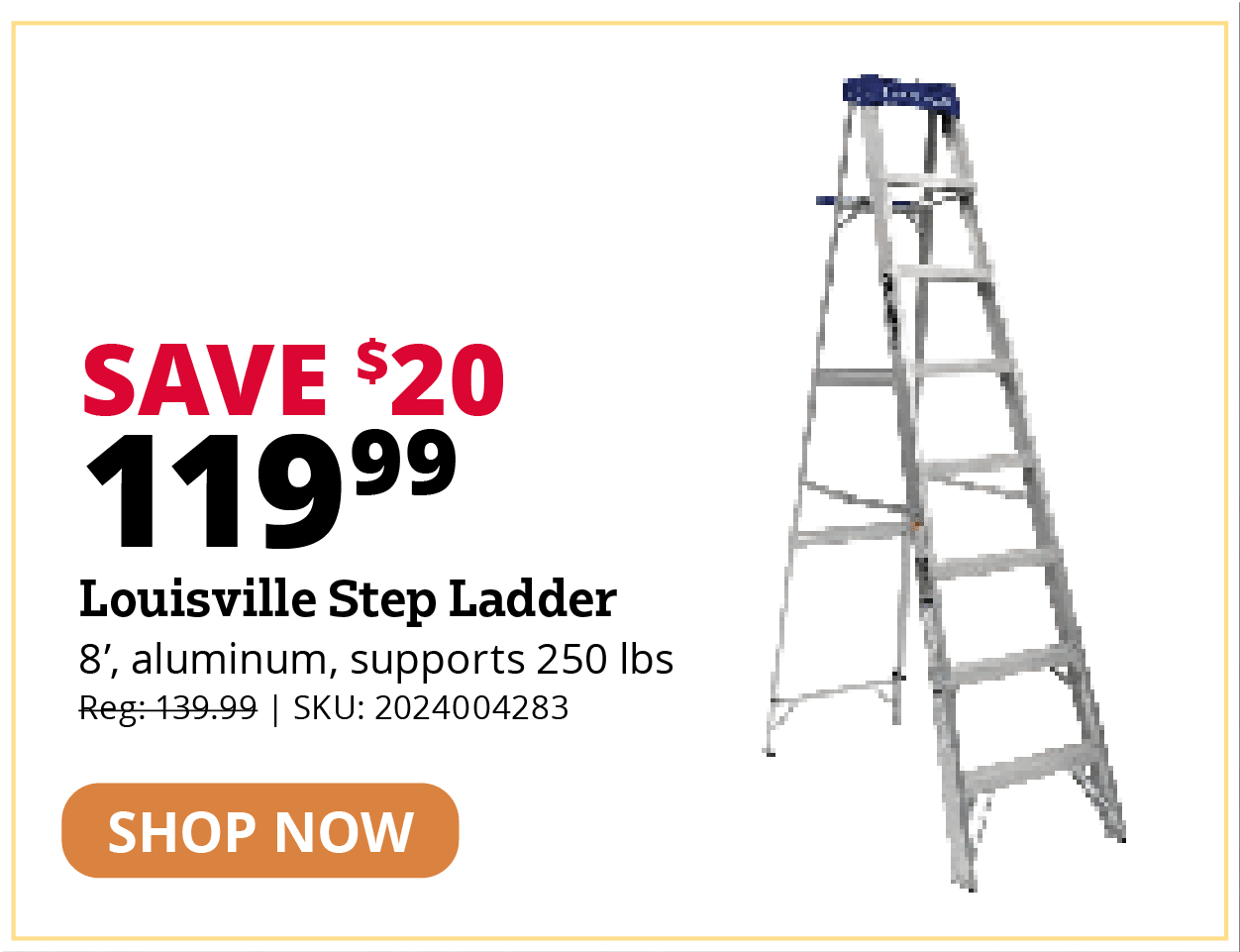 Louisville Step Ladder 8'