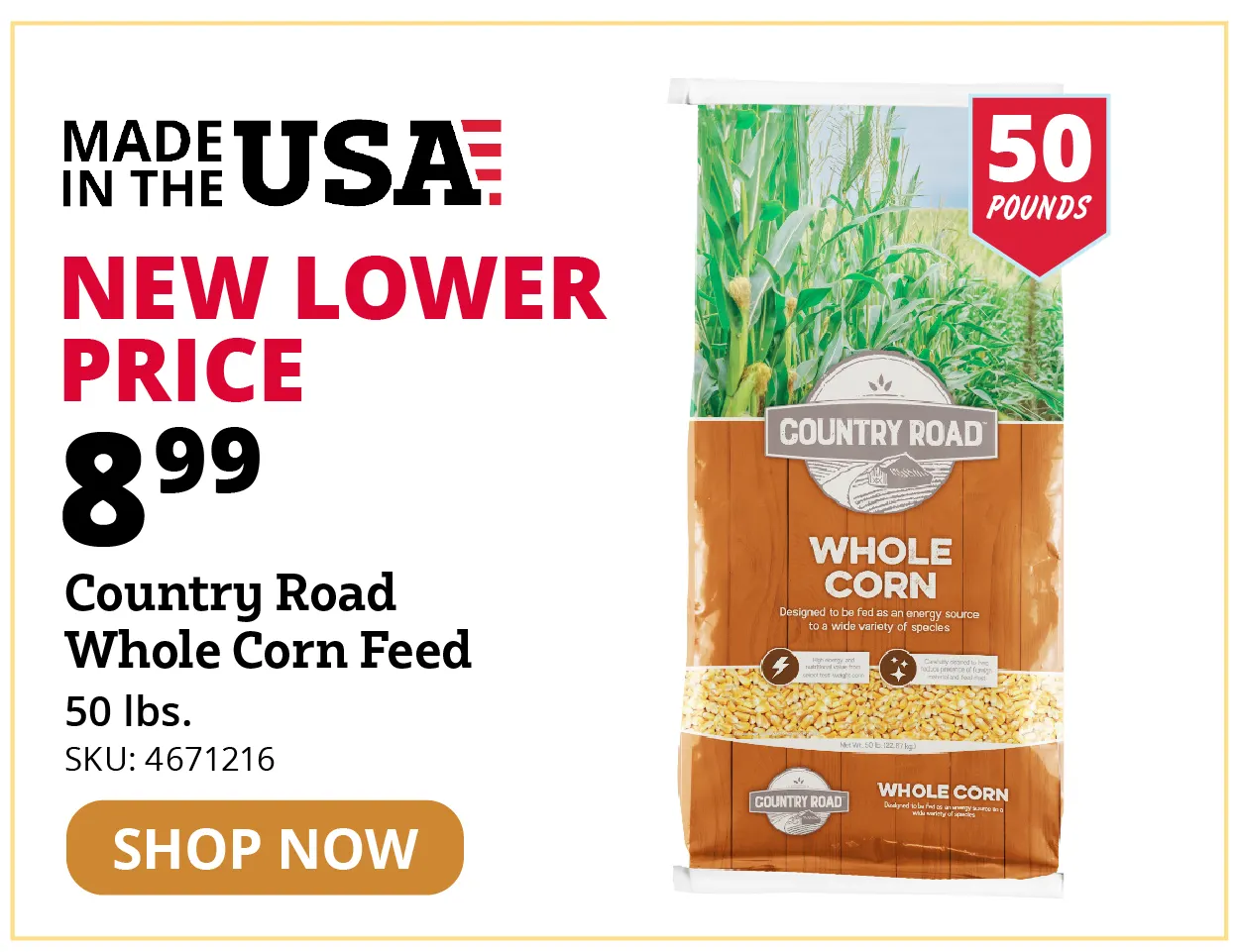 Country Road Whole Corn Feed