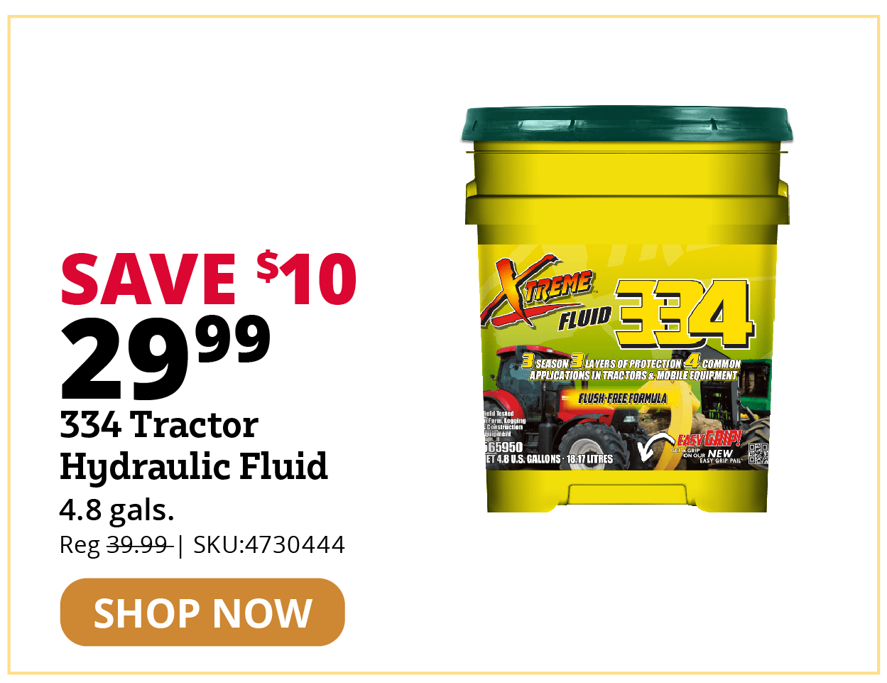 334 Tractor Hydraulic Fluid