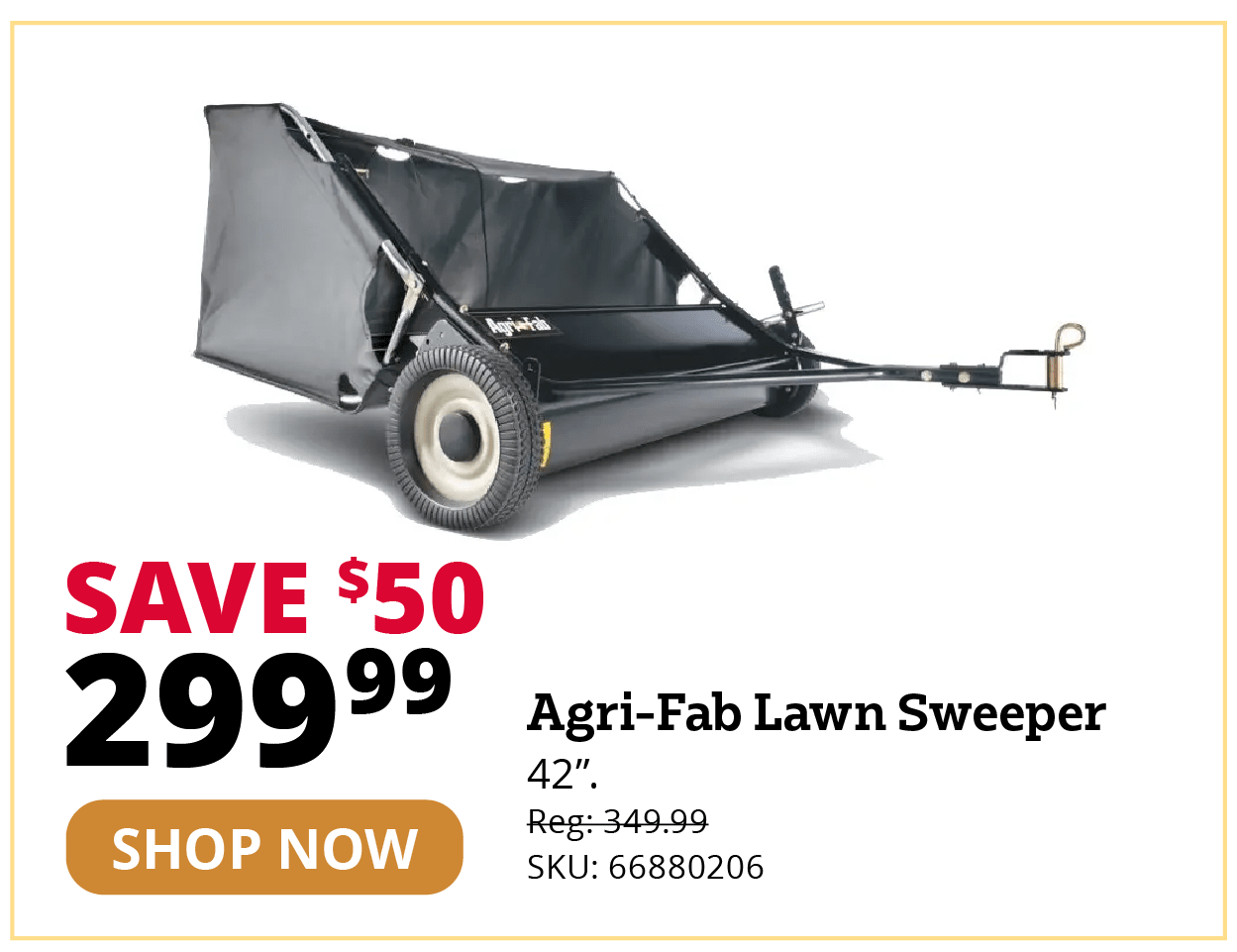 Agri-Fab 42" Lawn Sweeper