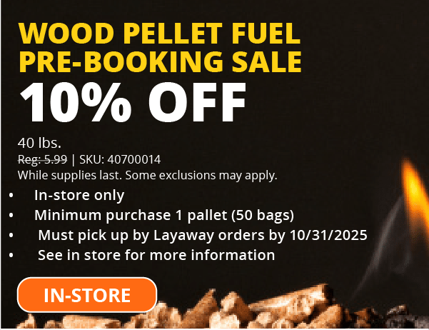Wood Pellet Fuel Pre-Booking Sale