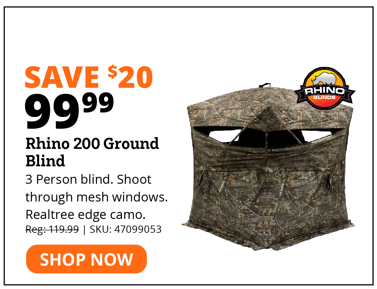 Rhino 200 Ground Blind