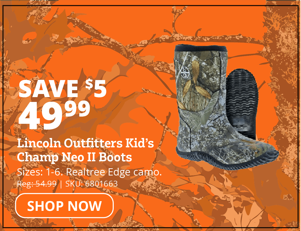 Lincoln Outfitters Kid's Champ Neo II Boots