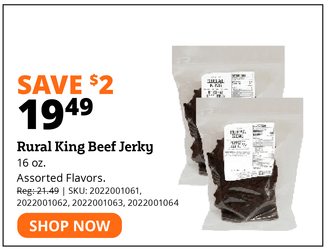 Rural King Beef Jerky