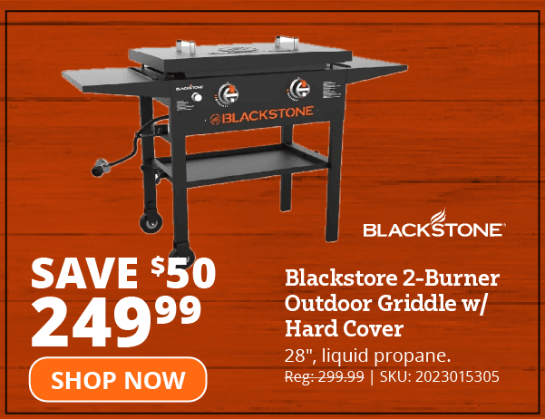 Blackstore 2-Burner Outdoor Griddle w/Hard Cover