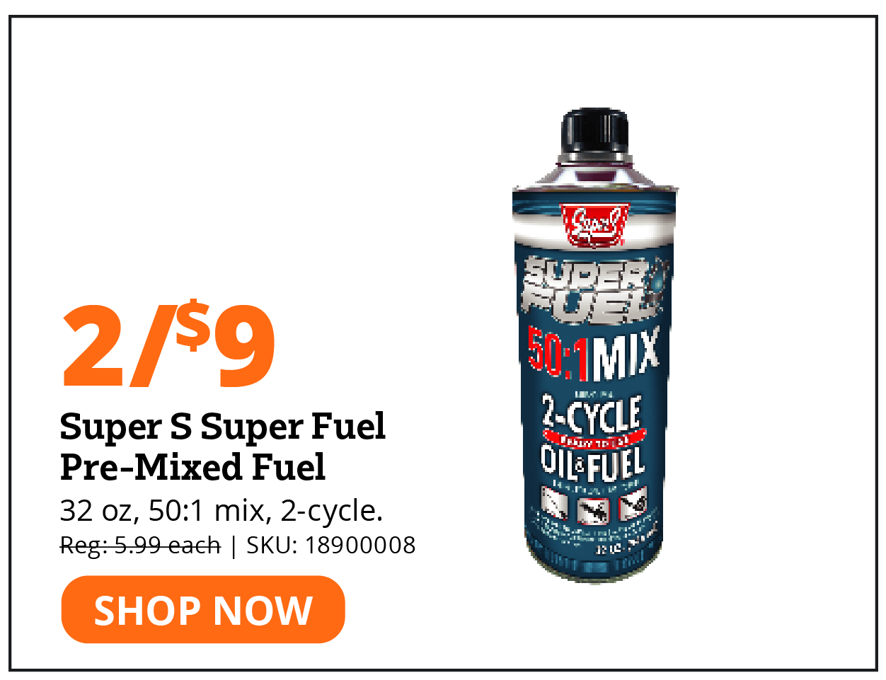Super S Super Fuel Pre-Mixed Fuel