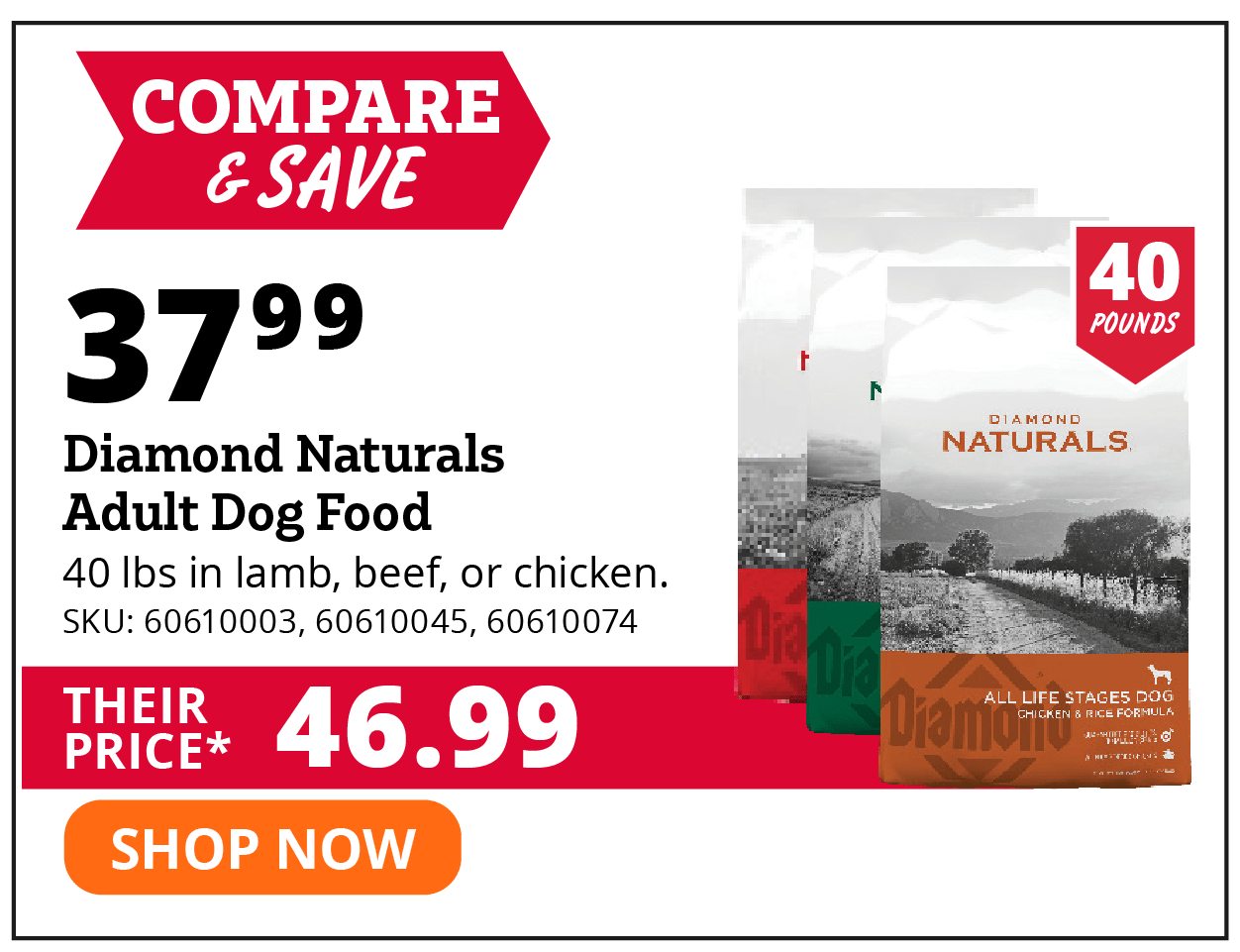 Diamond Naturals Adult Dog Food