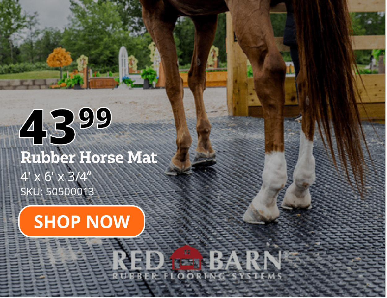 Rubber Horse Mat