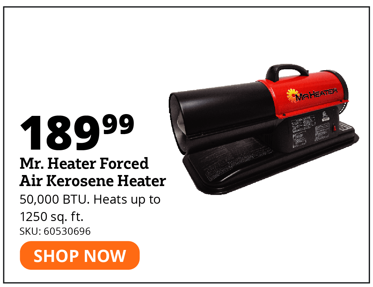 Mr. Heater Forced Air Kerosene Heater