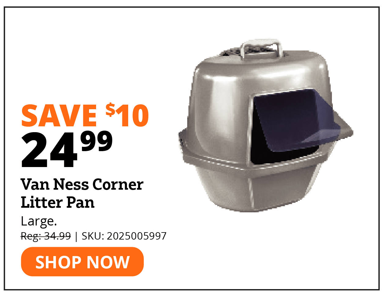 Van Ness Corner Litter Pan