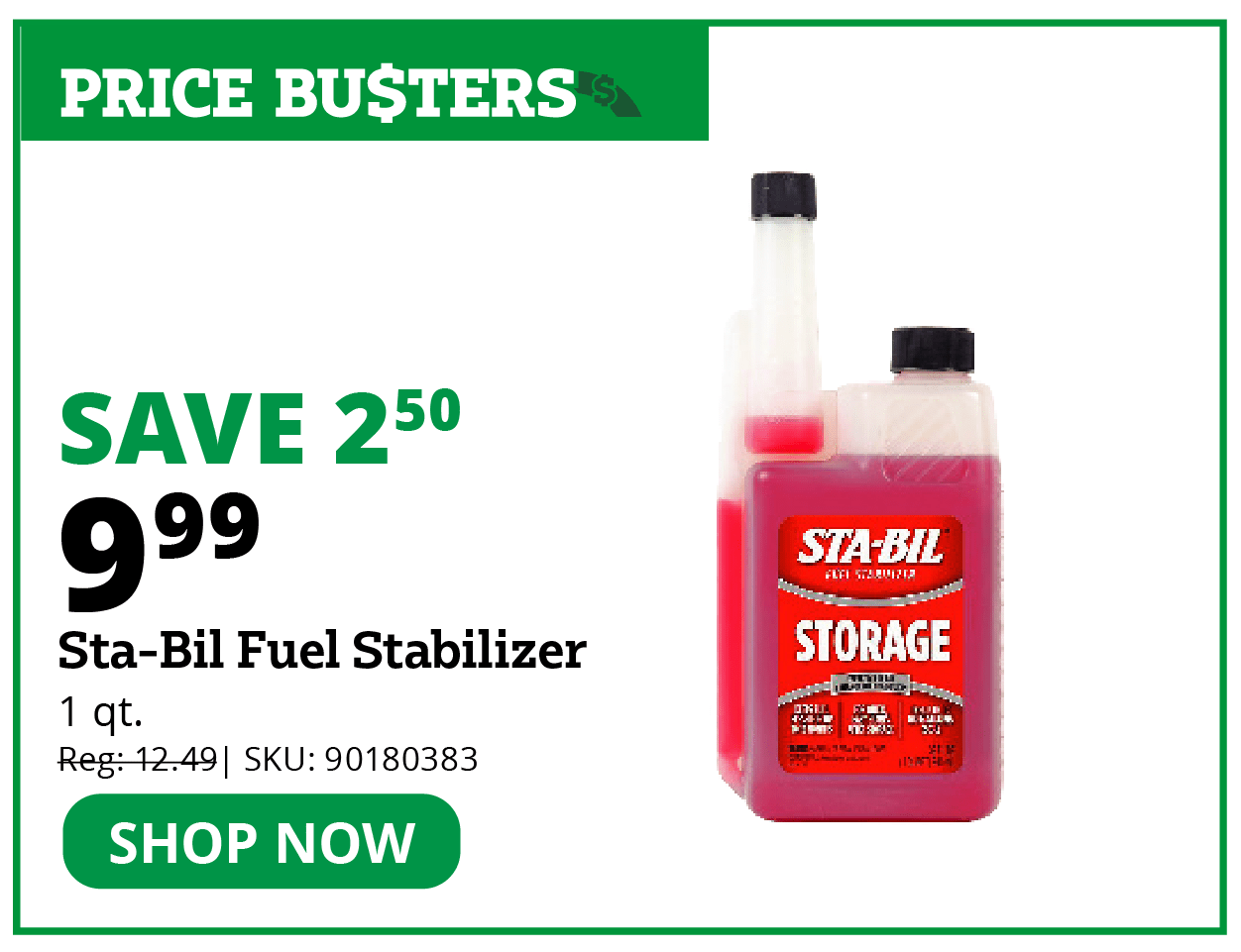 Sta-Bil Fuel Stabilizer