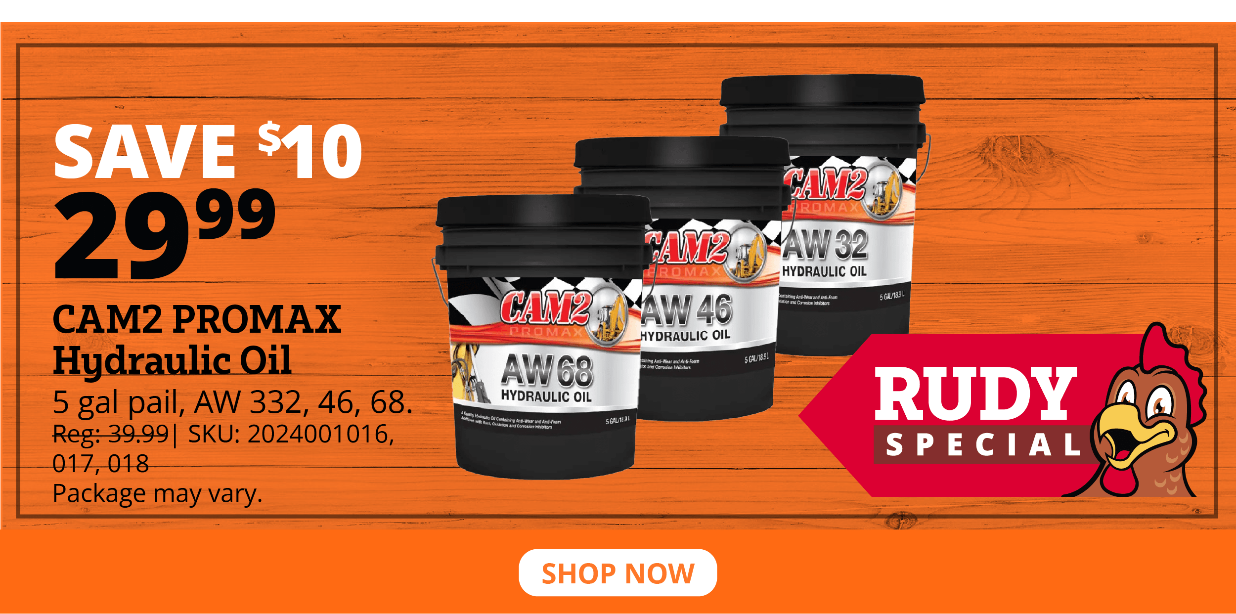 Cam2 Promax Hydraulic Oil