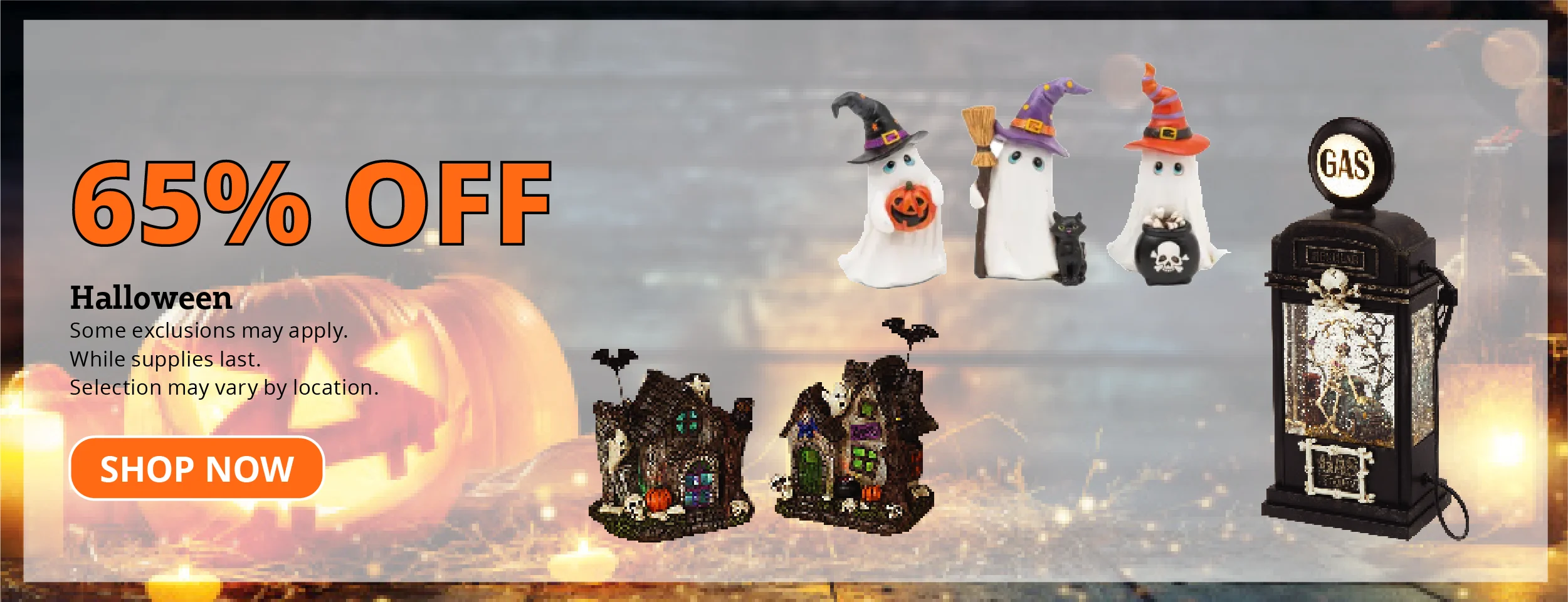 65% Off Fall/Halloween