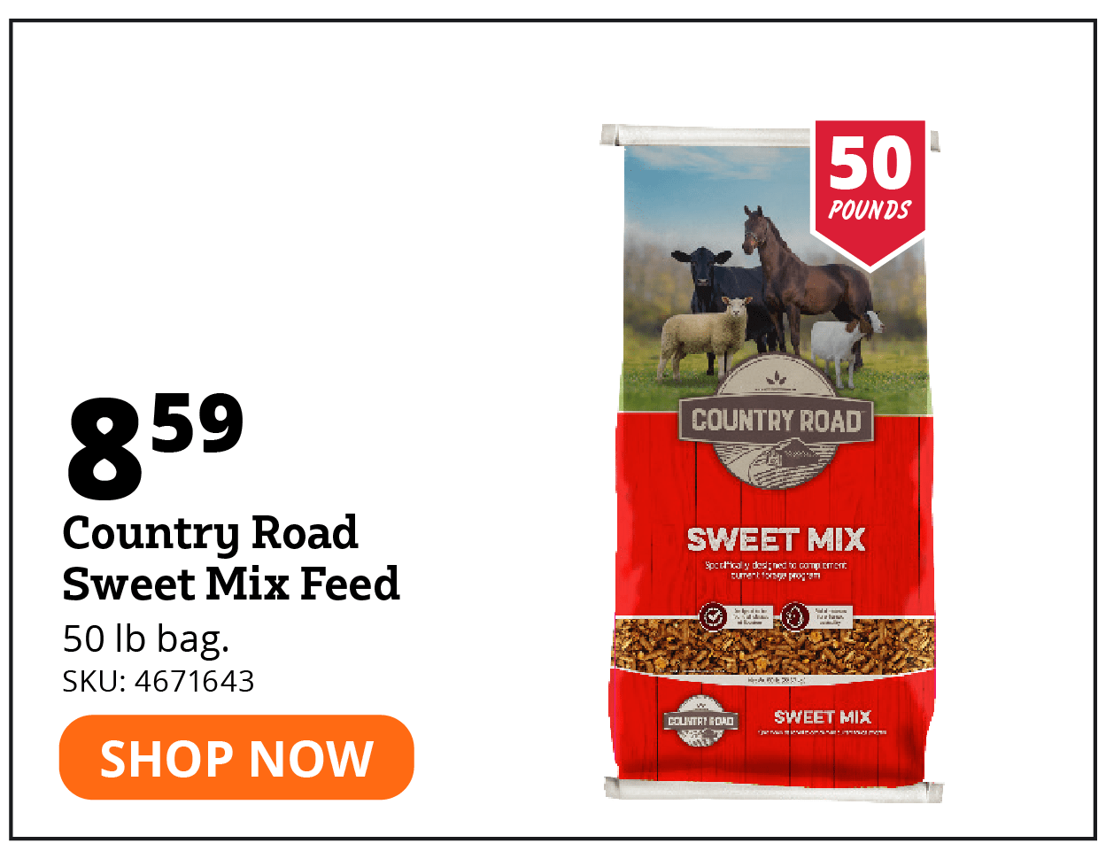 Country Road Sweet Mix Feed
