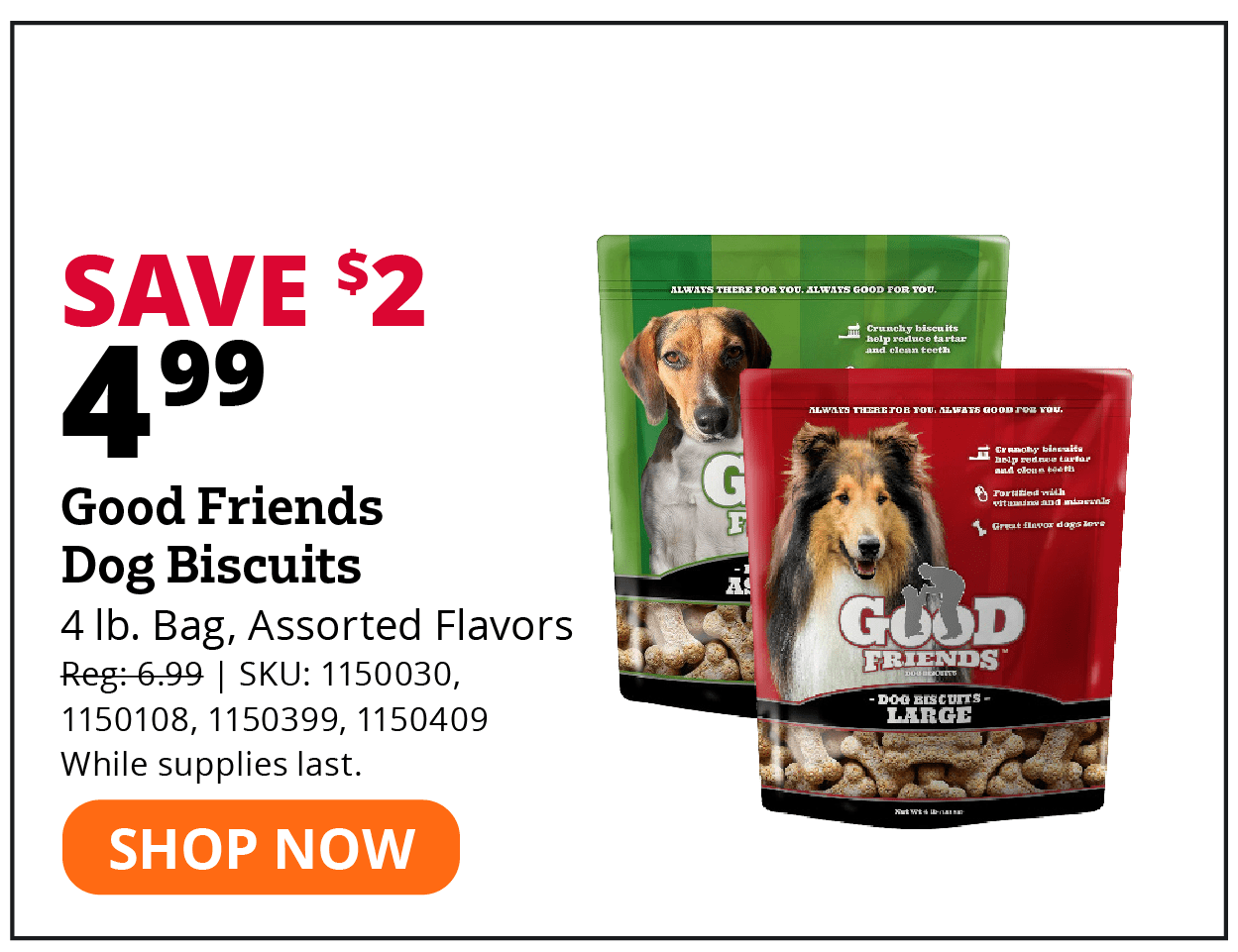 Good Friends Dog Biscuits