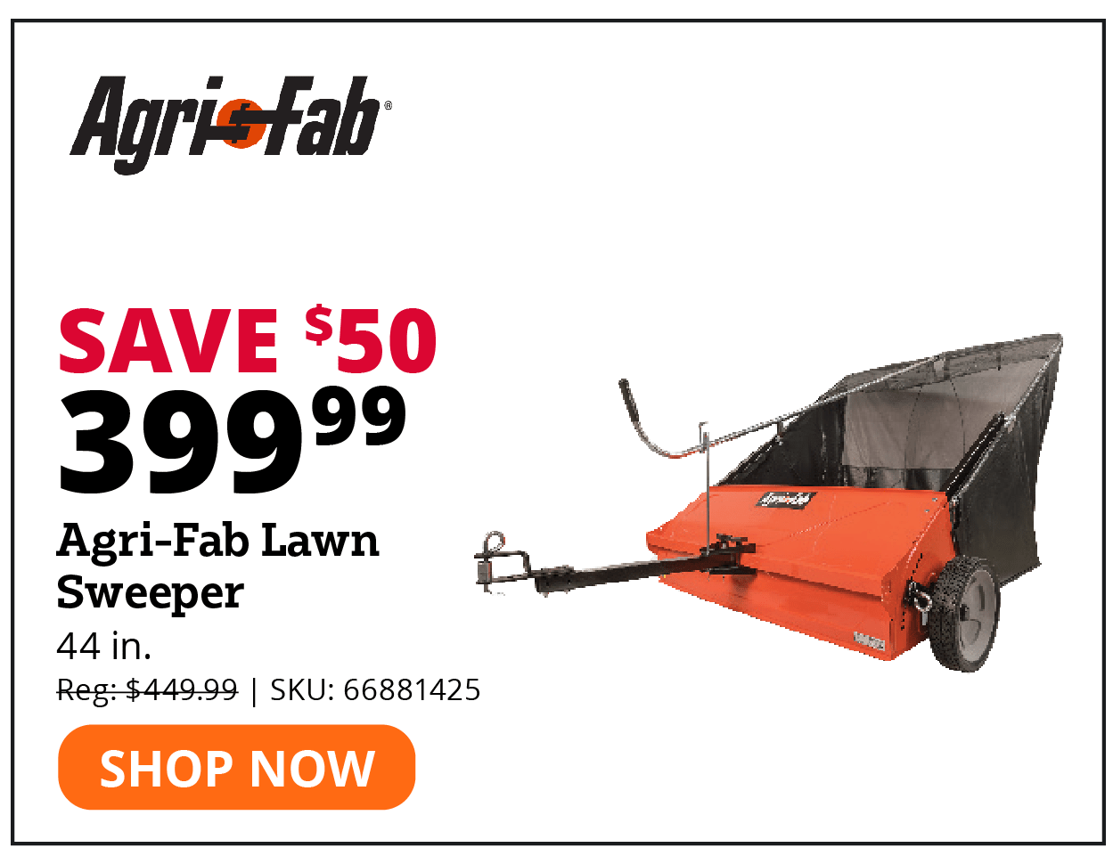 Agri-Fab Lawn Sweeper