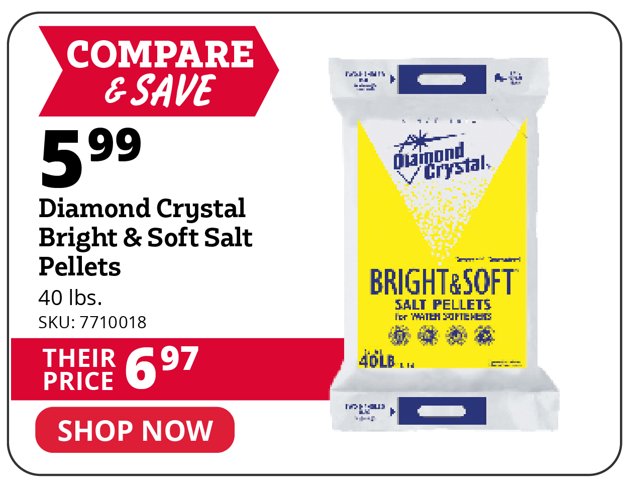 Diamond Crystal Bright & Soft Salt Pellets