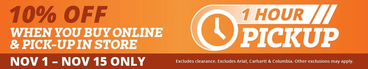 10% Off When You Buy Online Pick Up In-Store