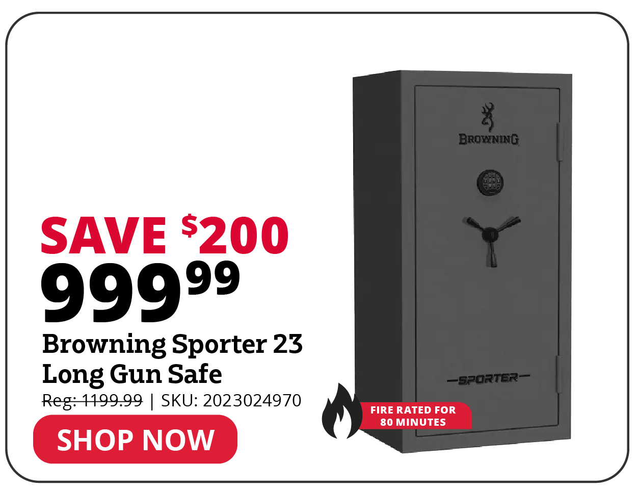 Browning Sporter 23 Long Gun Safe